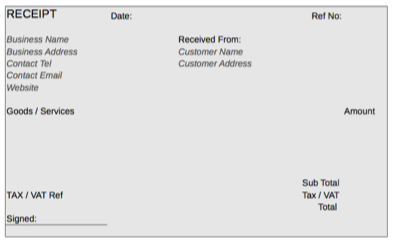 Download Receipt Template