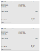 Download Receipt Template PDF