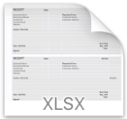 Receipt Template XLSX